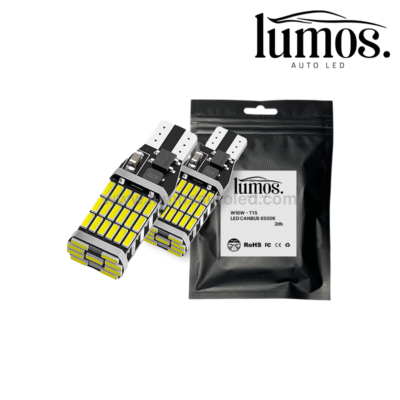 W16W T15 LED Canbus Fehér 6500K - 2db