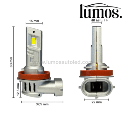 Lumos H8/H9/H11 MINI LED Canbus 6000K - Image 3